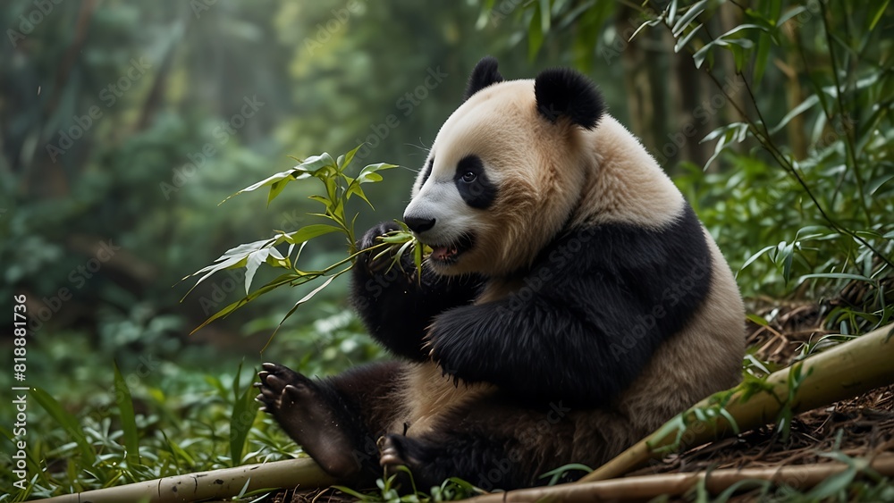 Obraz premium Giant panda