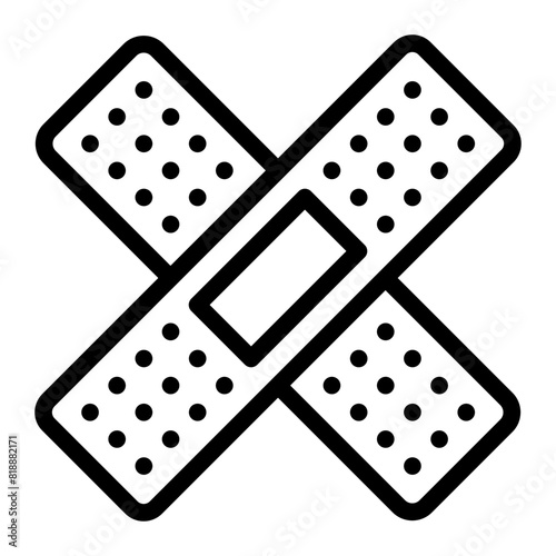 bandage ilustration icon