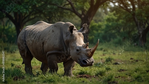 A indian rhinoceros
