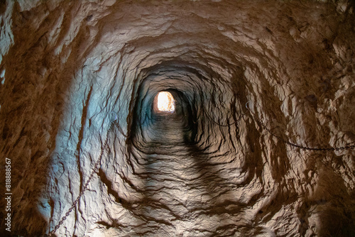 Peñón de Ifach Natural Park (Penyal d'Ifac) , Small nature reserve with a large limestone outcrop, trails and panoramic views of Calpe, Mediterranean coast of Alicante and the Gulf of Valencia, Spain.