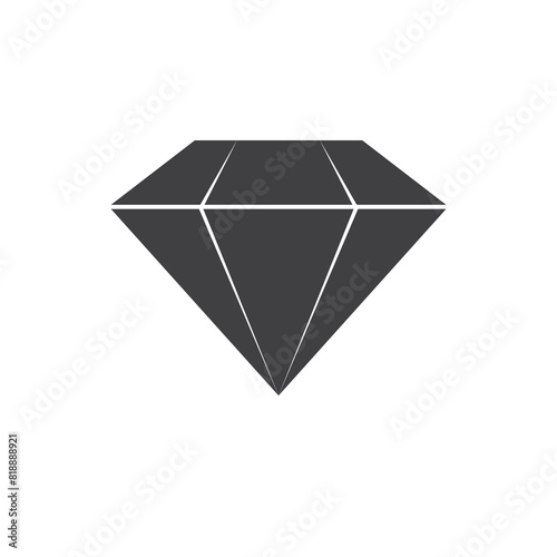 Sign of diamonds, precious stones, jewelry