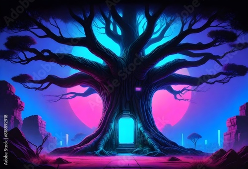 Enchanting Fairy Door in a Tree Trunk (36)