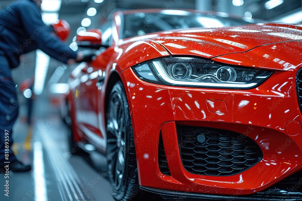 Automotive Paint Protection Film Installation Professionals installing paint protection film on a car, preserving its finish Automotive Paint Protection Film Installation Professionals installing paint protection film on a car, preserving its finish