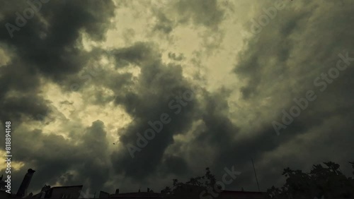 time lapse of clouds