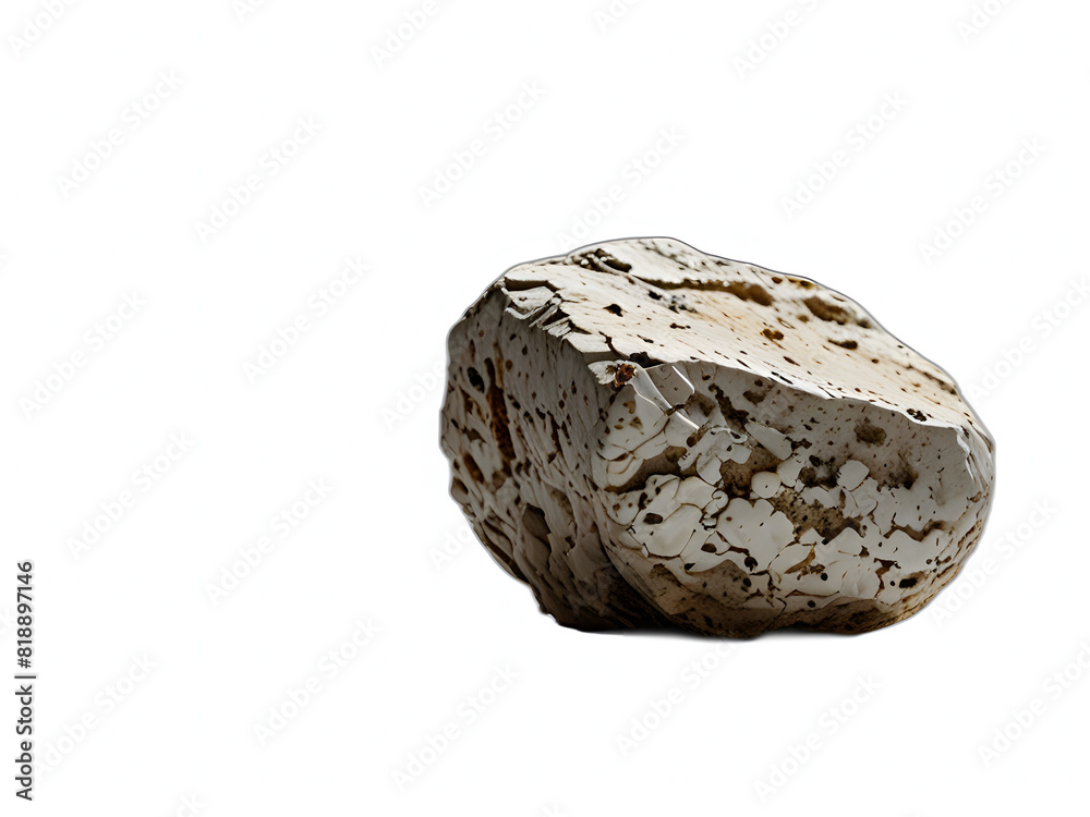 rock on white background rock on white background