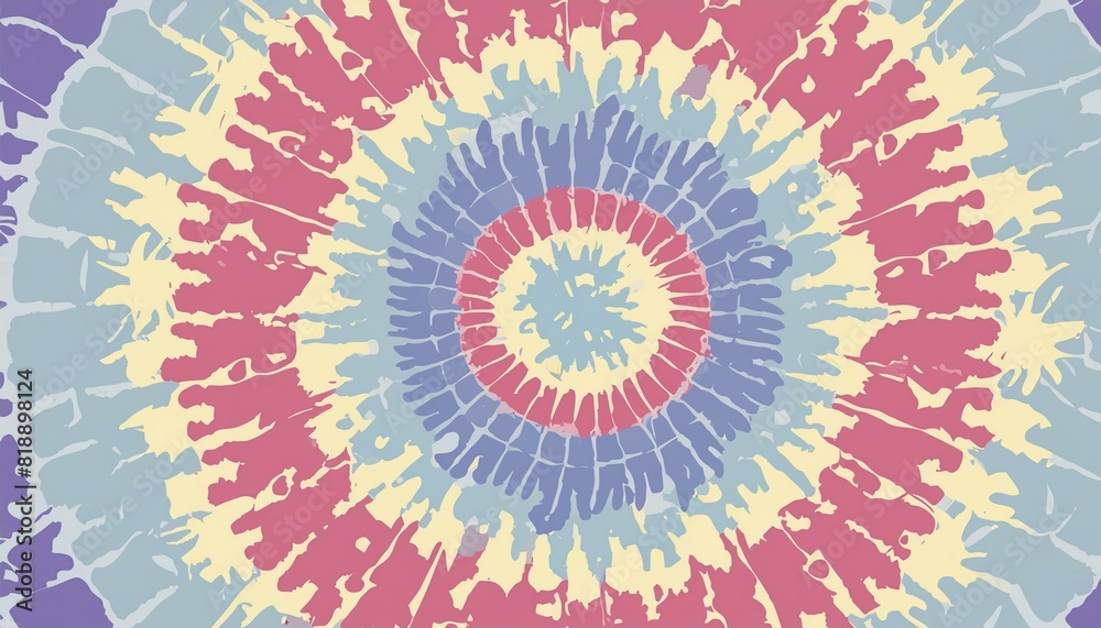 Vibrant Tie-Dye Background in Vivid Reds, Blues, and Yellows Vibrant Tie-Dye Background in Vivid Reds, Blues, and Yellows
