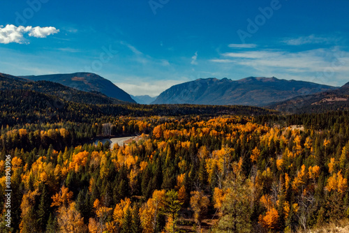 East Kootenay Mountain Scene