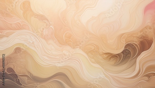 Abstract watercolor background. Watercolor effect, with liquified streams of e, beige, pink pastel, and ivory colors flowing wallpaper.