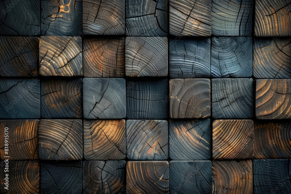 Texture Of Many Arranged Wooden Cubes Of Various Types For Background Created Using Artificial Intelligence Texture Of Many Arranged Wooden Cubes Of Various Types For Background Created Using Artificial Intelligence