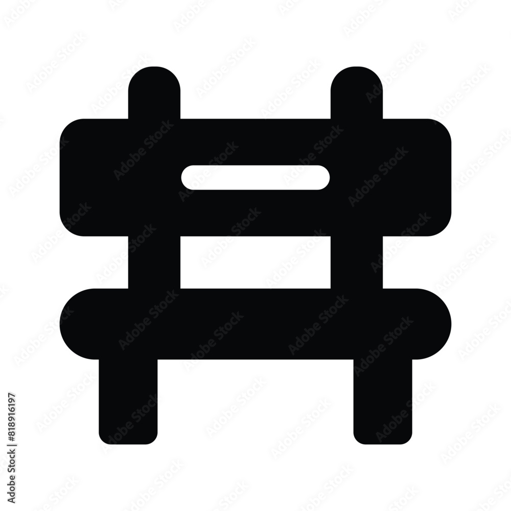 Carefully crafted vector of bench in modern style, easy to use and download Carefully crafted vector of bench in modern style, easy to use and download