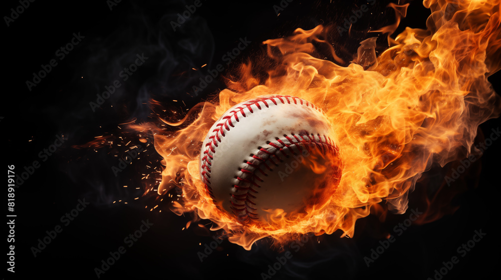 Blazing Baseball - Fiery Sports Action Blazing Baseball - Fiery Sports Action