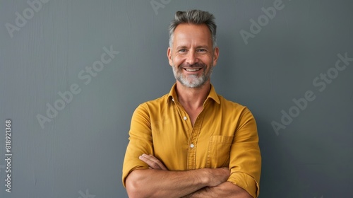 Confident Man with Arms Crossed photo