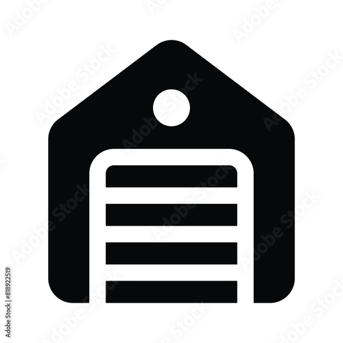 Check this carefully crafted icon of Warehouse in modern style, customizable vector