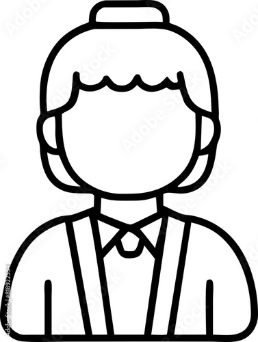 avatar icon outline