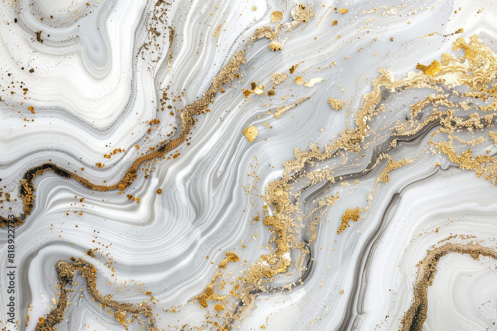 Abstract marble, white, gold and glitter Abstract marble, white, gold and glitter