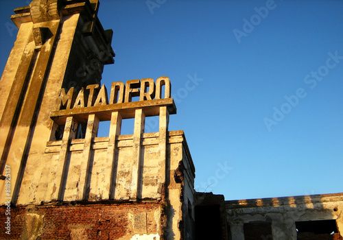 Slaughterhouse in ruins - Epecuen photo