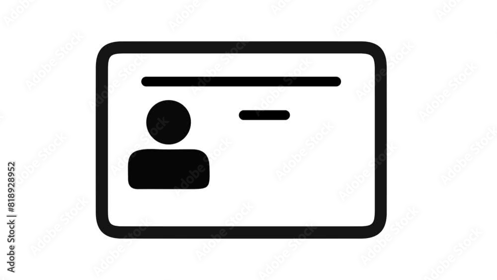 Identification card logo, national identity card icon, id card icon, Identification card logo, national identity card icon, id card icon,