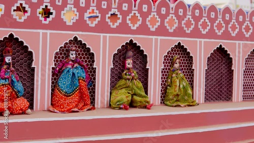 30 Jan 2024-Tableau showcasing Rajasthan with traditional puppets at Bharat Parv photo