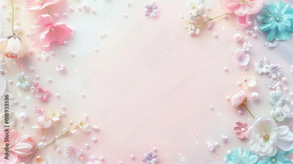pastel-colored flowers wallpaper background pastel-colored flowers wallpaper background