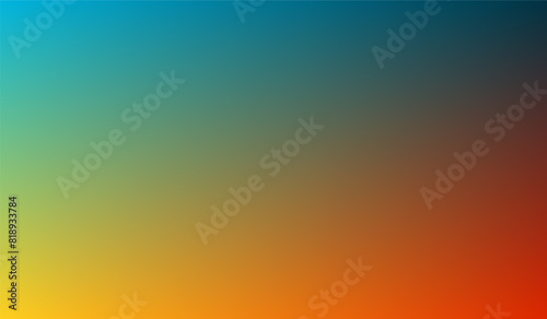 modern digital blue, yellow and red color gradient background.