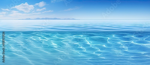 Unwind and enjoy the calming ambiance of the tranquil ocean. Copyspace image photo