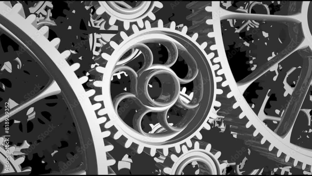 großes arbeitendes Getriebe