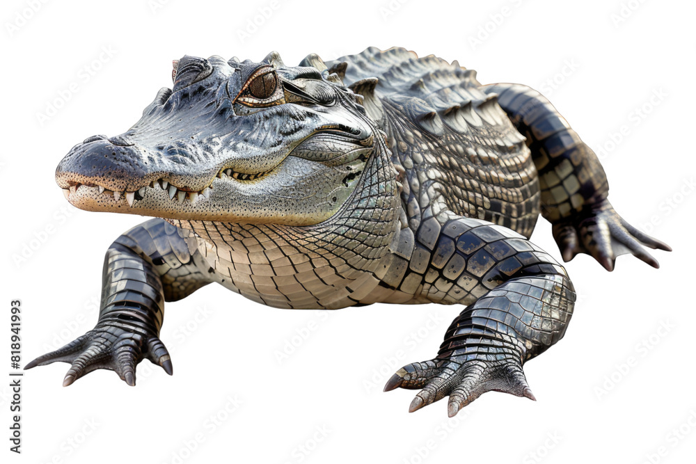 Alligator isolated on transparent background Alligator isolated on transparent background
