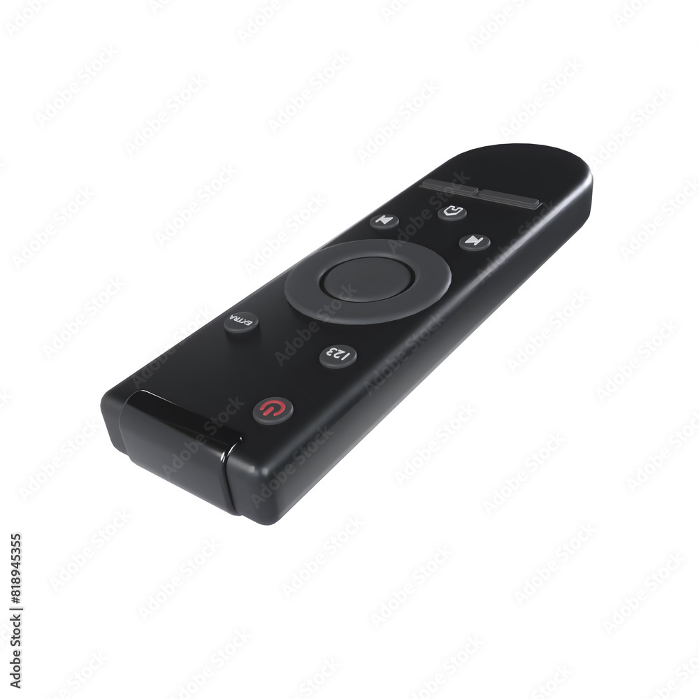 Remote Control 3D illustration Icon Smart Home with Transparent Background