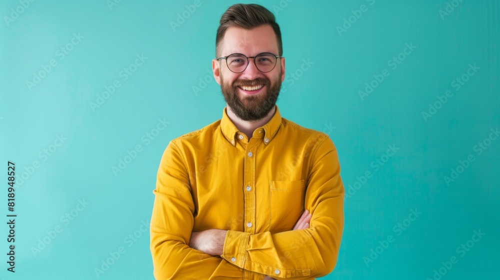 A Man in a Yellow Shirt
