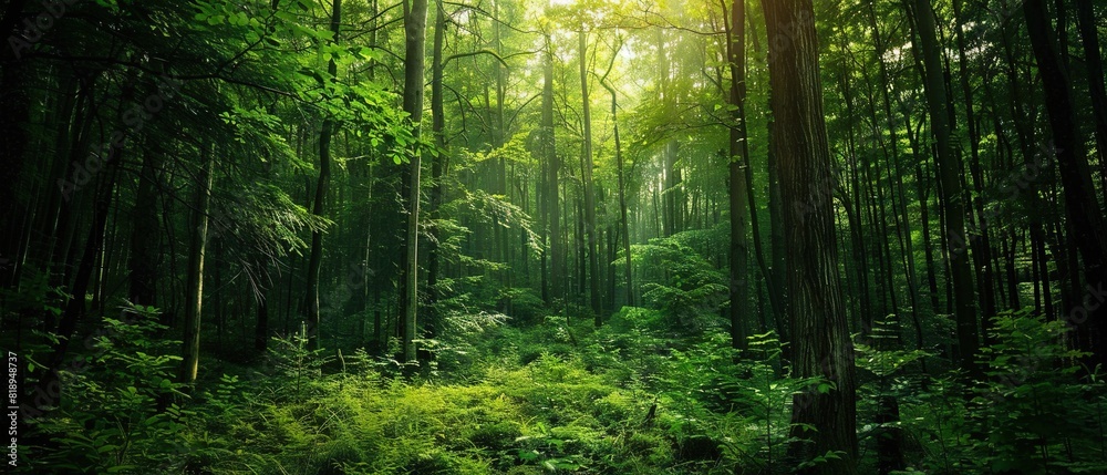 custom made wallpaper toronto digitalGreen forest ultrawide wallpaper