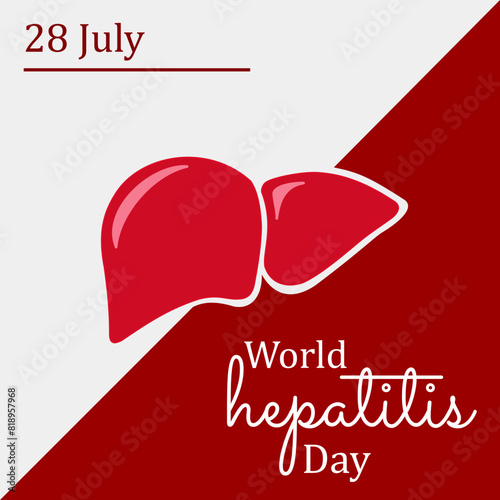 Vector Illustration of World Hepatitis Day