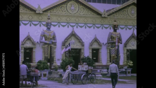 India 1969, Wat Chayamangkalaram View 1960s photo