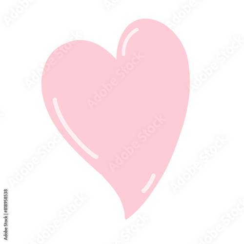 pink heart illustration