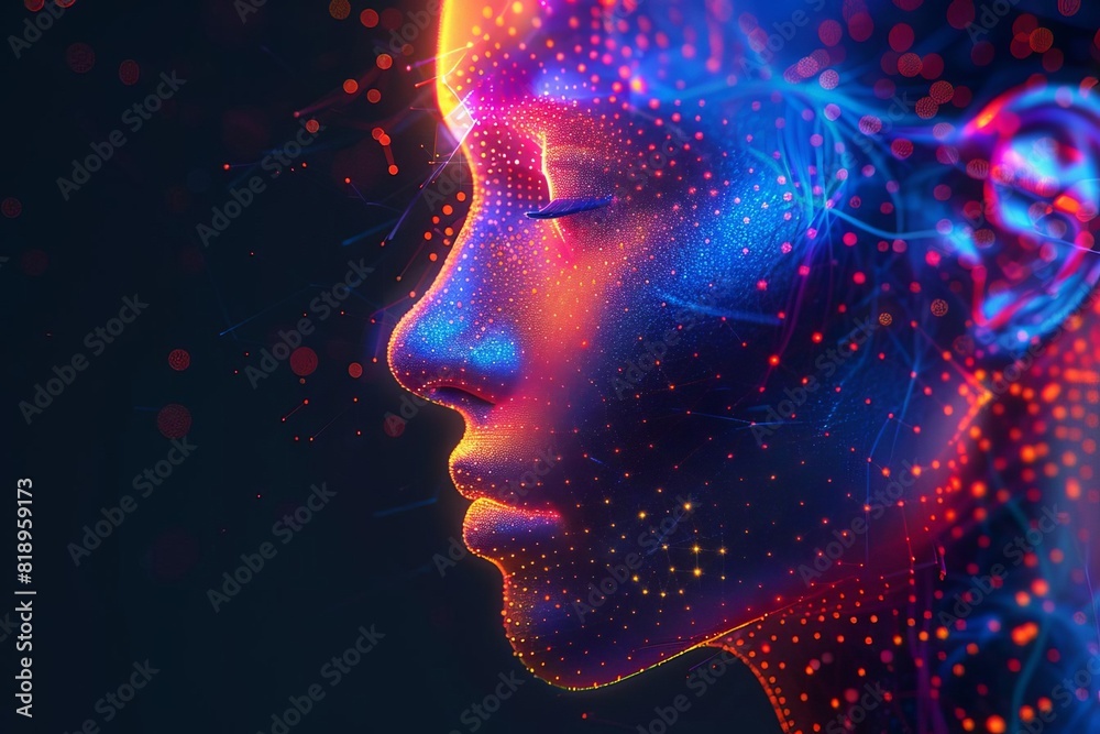 Generate a digital painting of a beautiful woman's face Generate a digital painting of a beautiful woman's face