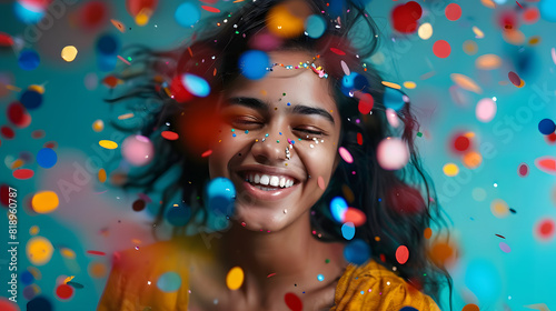 young smiling indian woman 