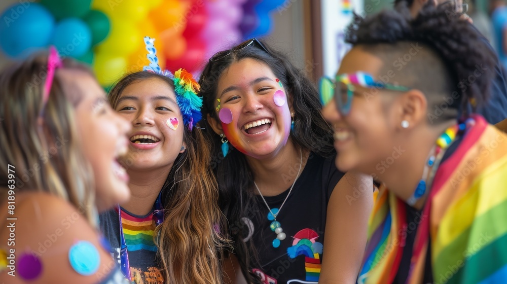 LGBTQ+ Youth Gathering at Community Center LGBTQ+ Youth Gathering at Community Center