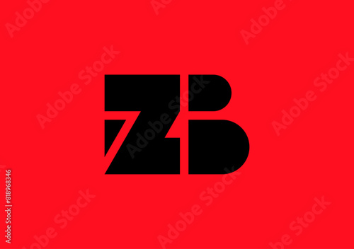 Bold and sporty logo letter Z B