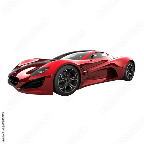 sports car isolated on transparent png