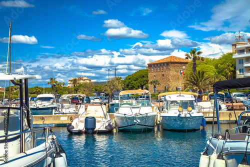 Town of Sainte Maxime waterfront view photo