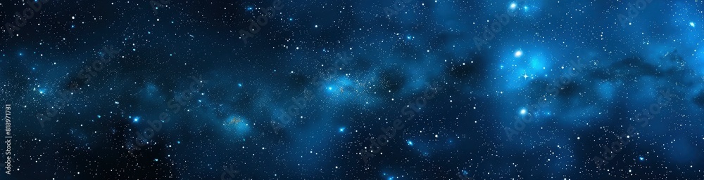 Naklejka premium Bold Summer Starry Night Patterns. With Copy Space, Abstract Background