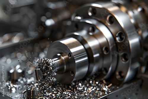 close up of a drill bits