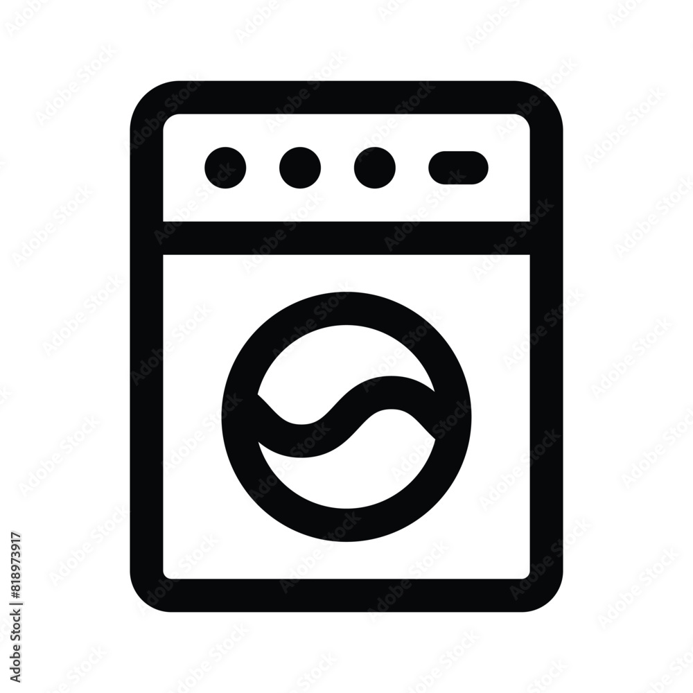 Modern and trendy style icon of Washing machine, ready to use icon, household Modern and trendy style icon of Washing machine, ready to use icon, household