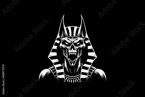 Anubis mythical creature vector design