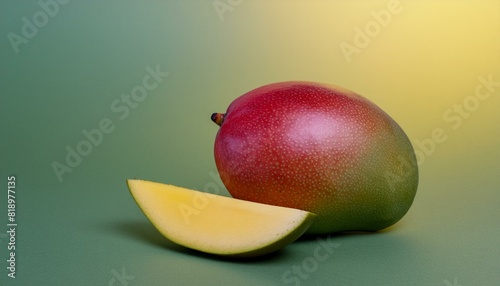 red and green mango photo