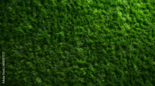 Detailed Green Grass Surface