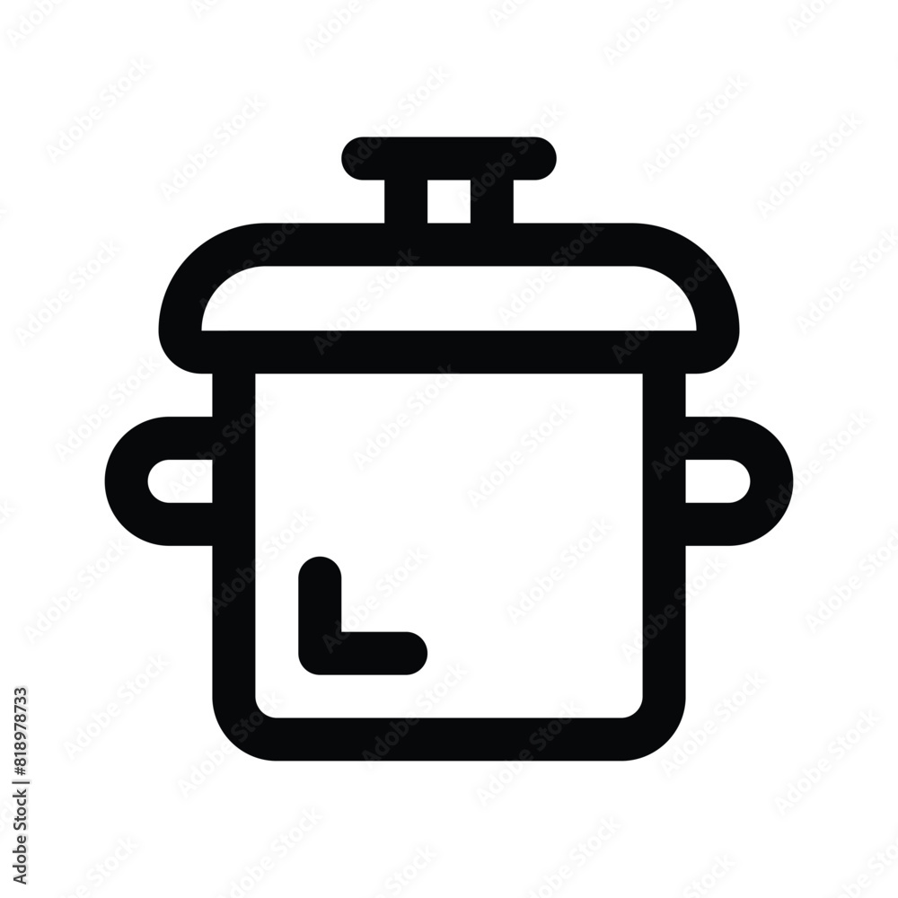 Get your hold on this beautiful icon of cooking pot, ready to use vector Get your hold on this beautiful icon of cooking pot, ready to use vector
