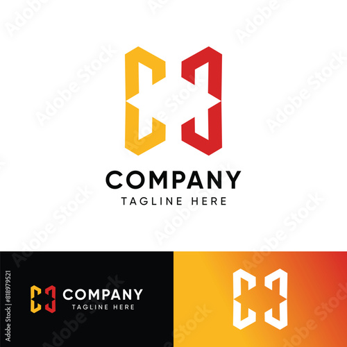  Real-estate logo design with abstract h letter
