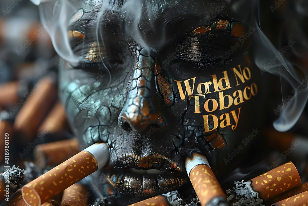 World No Tobacco Day that campaigns for people to stop smoking for a