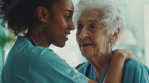A Nurse's Tender Care Moment photo