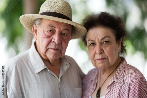 Intimate Portrait of an Elderly Couple